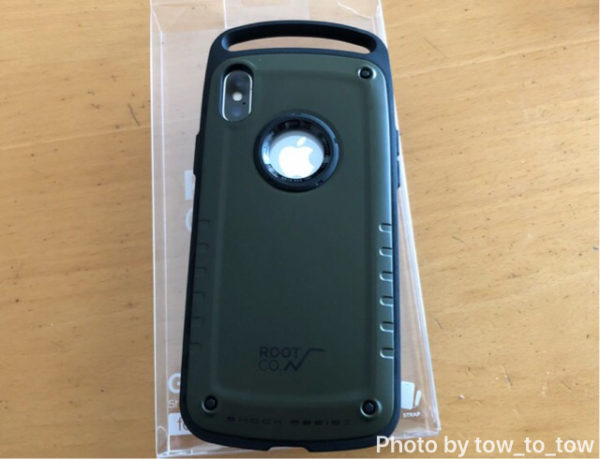 ROOT CO.iPhoneX GRAVITY Shock Resist Case Pro.背面