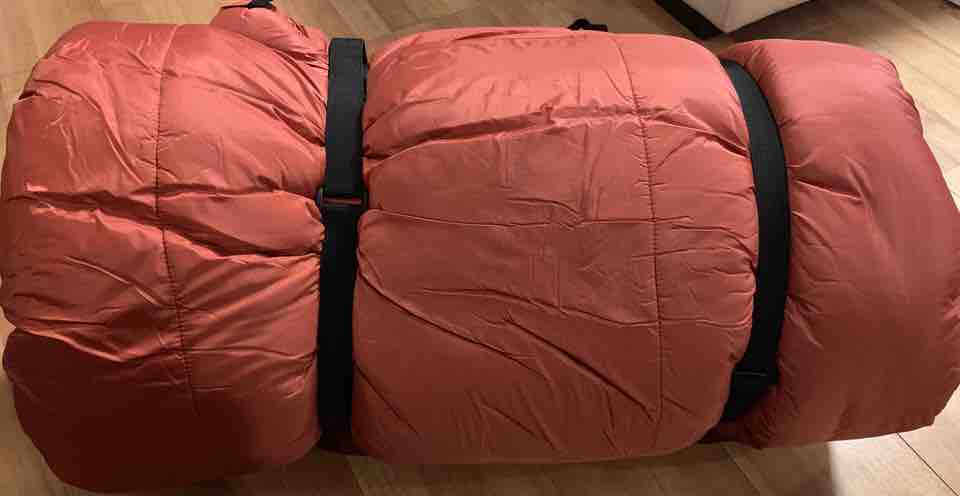 冬キャンプの積載問題を考えて寝袋を小さくしてみた